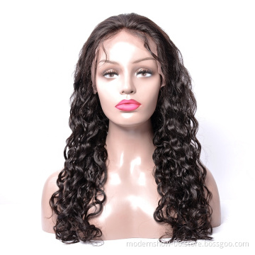 Wholesale price 360 lace front wig water wave wet and wavy lace wig 100%  unprocessed human hair wigs for black woman